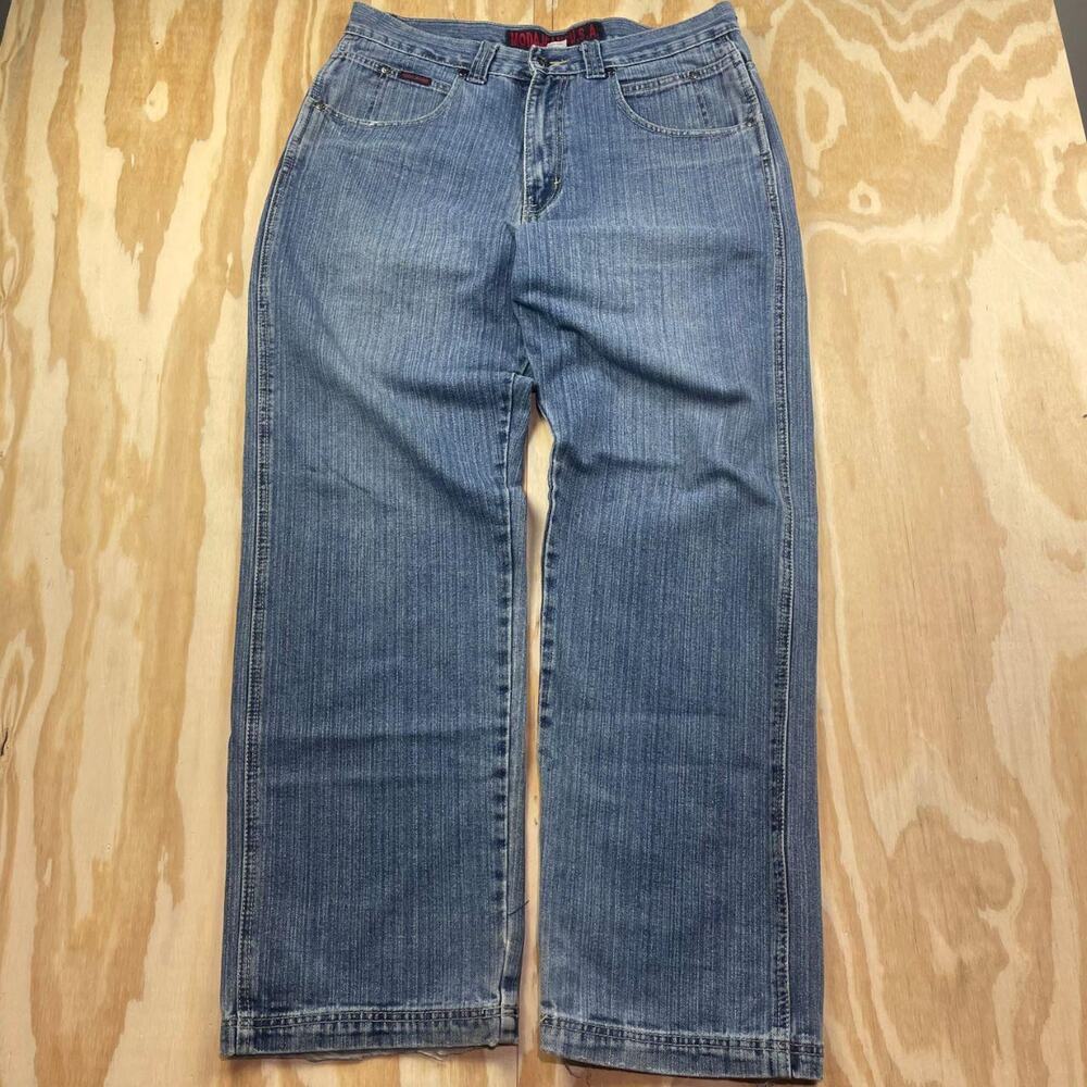 Vintage Y2K Moda Jeans USA – Wide Leg Baggy – Denim – Men’s W36 L34